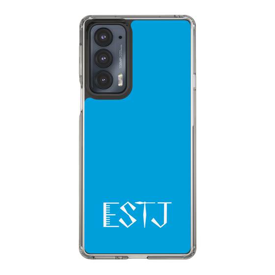 Slim Protection Case［ Original - ESTJ Executive - Alphabet - Blue ］