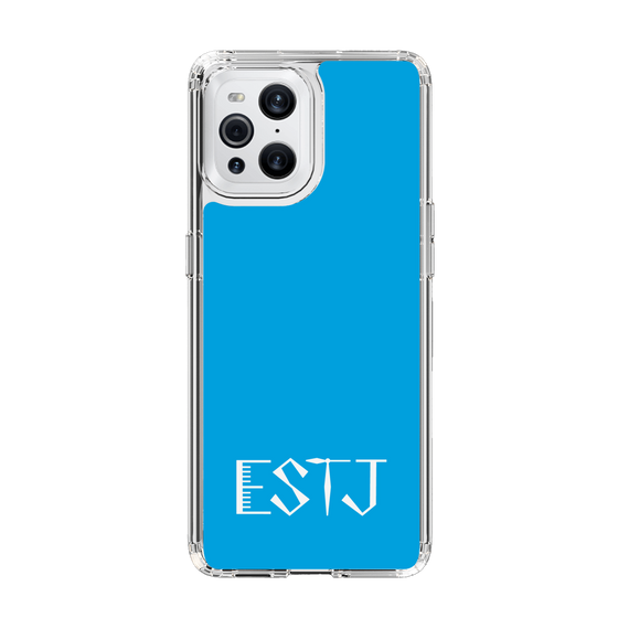 Slim Protection Case［ Original - ESTJ Executive - Alphabet - Blue ］