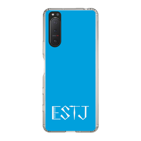 Slim Protection Case［ Original - ESTJ Executive - Alphabet - Blue ］