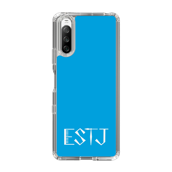 Slim Protection Case［ Original - ESTJ Executive - Alphabet - Blue ］