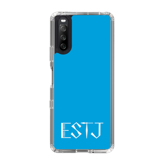 Slim Protection Case［ Original - ESTJ Executive - Alphabet - Blue ］