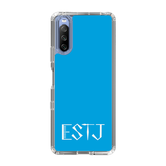 Slim Protection Case［ Original - ESTJ Executive - Alphabet - Blue ］