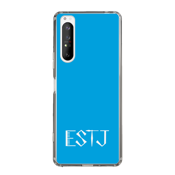 Slim Protection Case［ Original - ESTJ Executive - Alphabet - Blue ］