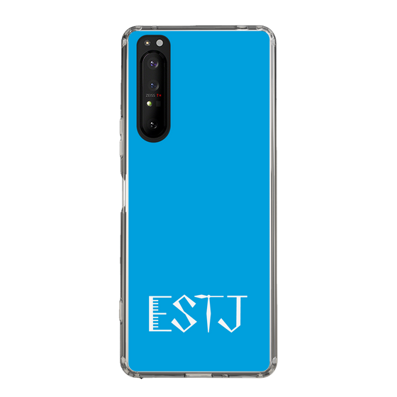 Slim Protection Case［ Original - ESTJ Executive - Alphabet - Blue ］
