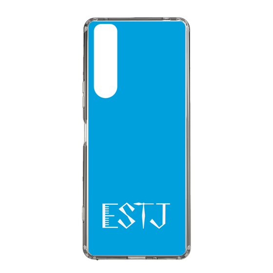 Slim Protection Case［ Original - ESTJ Executive - Alphabet - Blue ］