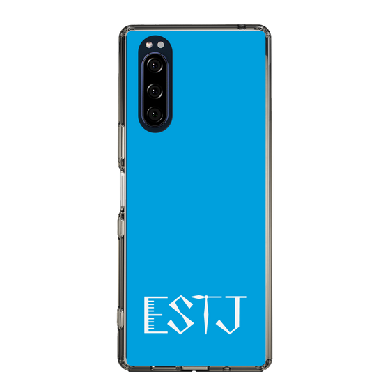 Slim Protection Case［ Original - ESTJ Executive - Alphabet - Blue ］