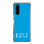 Slim Protection Case［ Original - ESTJ Executive - Alphabet - Blue ］