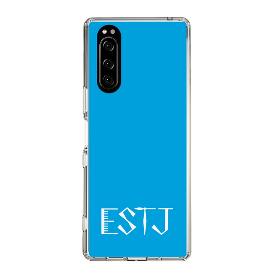 Slim Protection Case［ Original - ESTJ Executive - Alphabet - Blue ］
