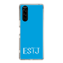 Slim Protection Case［ Original - ESTJ Executive - Alphabet - Blue ］