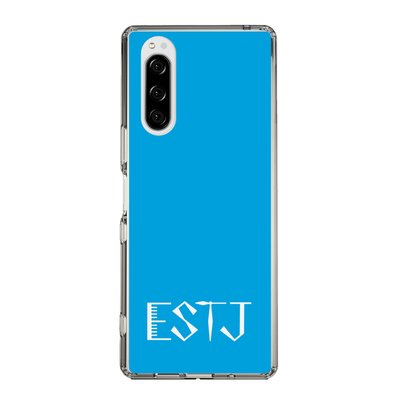 Slim Protection Case［ Original - ESTJ Executive - Alphabet - Blue ］