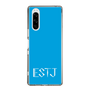 Slim Protection Case［ Original - ESTJ Executive - Alphabet - Blue ］
