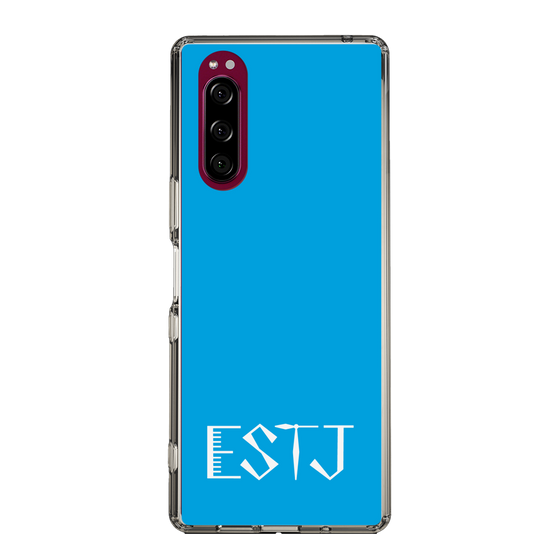 Slim Protection Case［ Original - ESTJ Executive - Alphabet - Blue ］