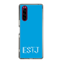Slim Protection Case［ Original - ESTJ Executive - Alphabet - Blue ］