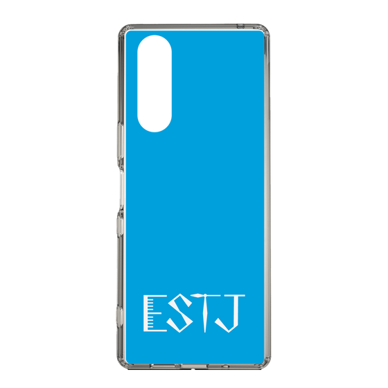 Slim Protection Case［ Original - ESTJ Executive - Alphabet - Blue ］