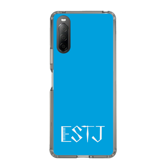 Slim Protection Case［ Original - ESTJ Executive - Alphabet - Blue ］