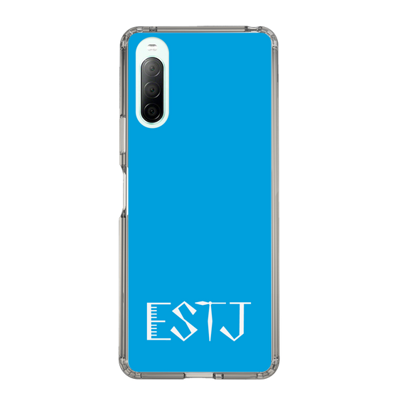 Slim Protection Case［ Original - ESTJ Executive - Alphabet - Blue ］
