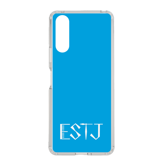Slim Protection Case［ Original - ESTJ Executive - Alphabet - Blue ］