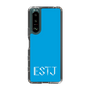 Slim Protection Case［ Original - ESTJ Executive - Alphabet - Blue ］