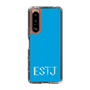 Slim Protection Case［ Original - ESTJ Executive - Alphabet - Blue ］