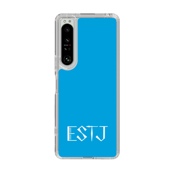 Slim Protection Case［ Original - ESTJ Executive - Alphabet - Blue ］