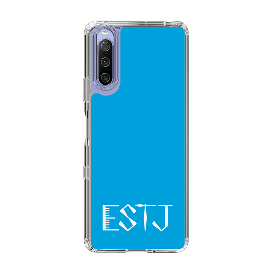 Slim Protection Case［ Original - ESTJ Executive - Alphabet - Blue ］