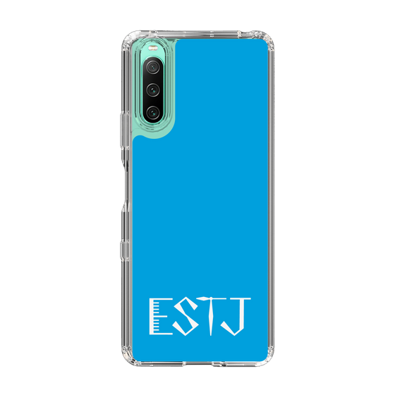 Slim Protection Case［ Original - ESTJ Executive - Alphabet - Blue ］