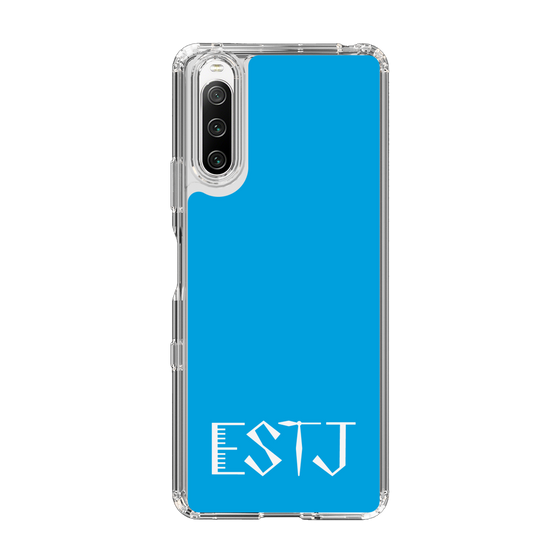 Slim Protection Case［ Original - ESTJ Executive - Alphabet - Blue ］