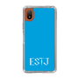 Slim Protection Case［ オリジナル - ESTJ 幹部 - アルファベット - Blue ］