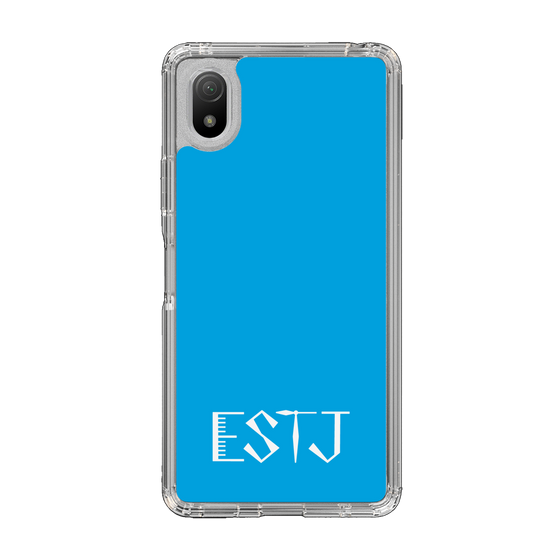 Slim Protection Case［ オリジナル - ESTJ 幹部 - アルファベット - Blue ］