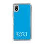 Slim Protection Case［ オリジナル - ESTJ 幹部 - アルファベット - Blue ］