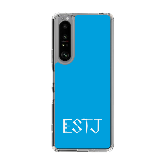 Slim Protection Case［ Original - ESTJ Executive - Alphabet - Blue ］