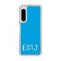 Slim Protection Case［ Original - ESTJ Executive - Alphabet - Blue ］