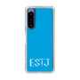 Slim Protection Case［ Original - ESTJ Executive - Alphabet - Blue ］