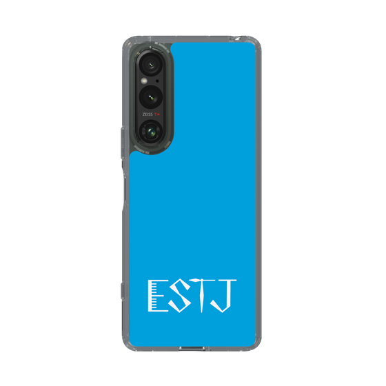 Slim Protection Case［ Original - ESTJ Executive - Alphabet - Blue ］