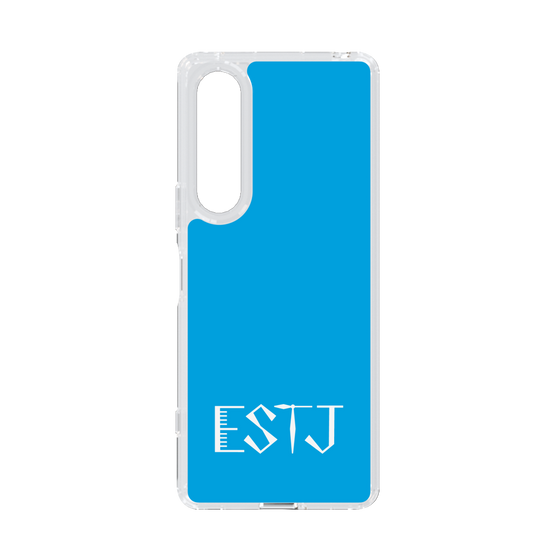 Slim Protection Case［ Original - ESTJ Executive - Alphabet - Blue ］
