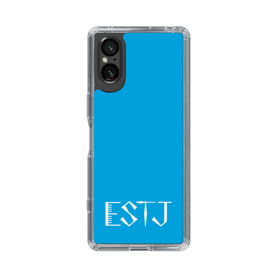 Slim Protection Case［ Original - ESTJ Executive - Alphabet - Blue ］