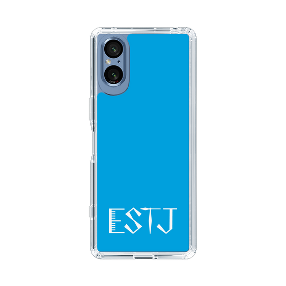 Slim Protection Case［ Original - ESTJ Executive - Alphabet - Blue ］