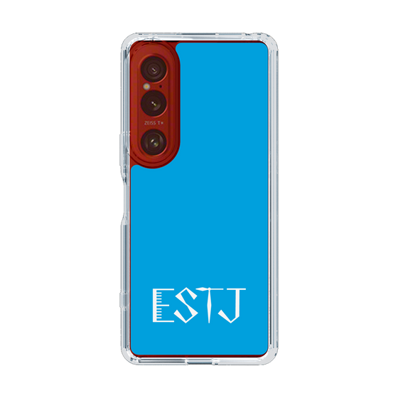 Slim Protection Case［ Original - ESTJ Executive - Alphabet - Blue ］