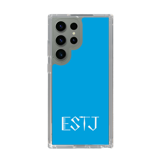 Slim Protection Case［ Original - ESTJ Executive - Alphabet - Blue ］