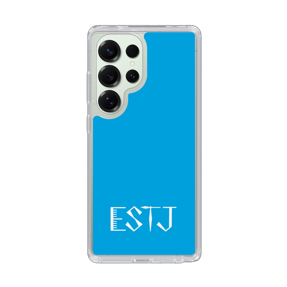 Slim Protection Case［ Original - ESTJ Executive - Alphabet - Blue ］
