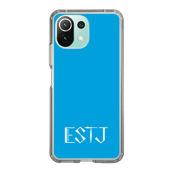 Slim Protection Case［ Original - ESTJ Executive - Alphabet - Blue ］