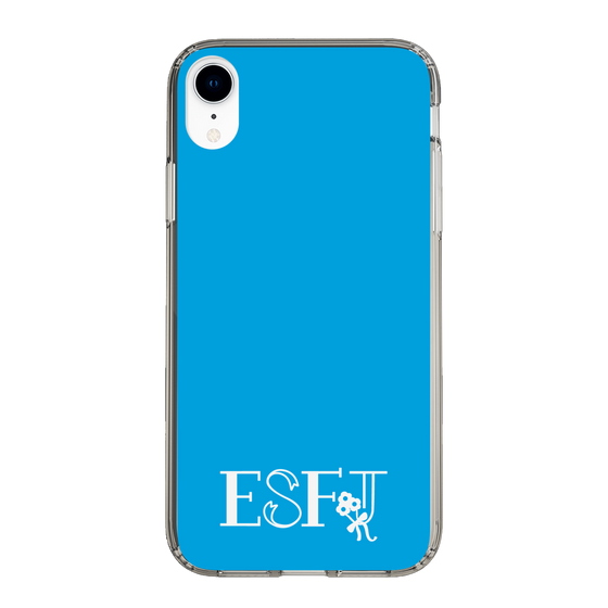 Slim Protection Case［ Original - ESFJ Consul - Alphabet - Blue ］