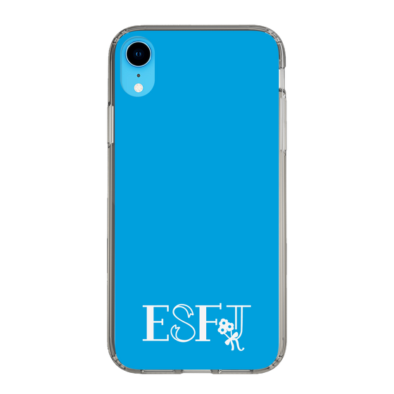 Slim Protection Case［ Original - ESFJ Consul - Alphabet - Blue ］