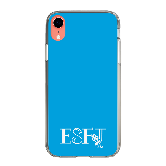 Slim Protection Case［ Original - ESFJ Consul - Alphabet - Blue ］