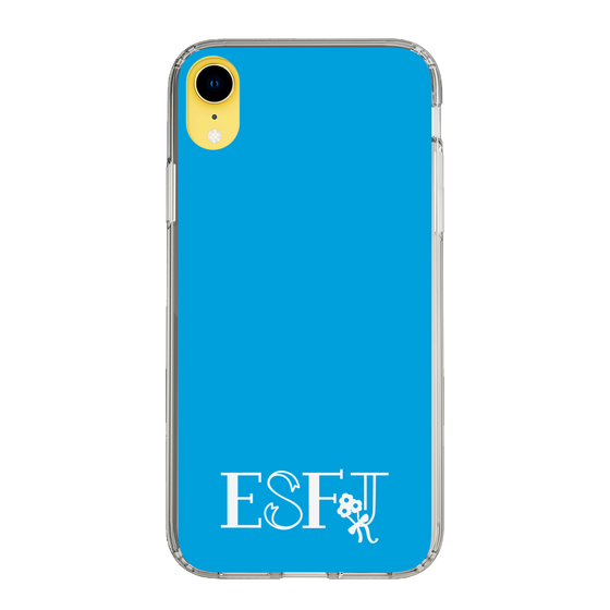Slim Protection Case［ Original - ESFJ Consul - Alphabet - Blue ］