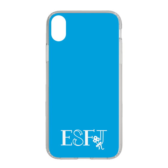 Slim Protection Case［ Original - ESFJ Consul - Alphabet - Blue ］