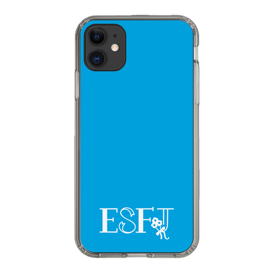 Slim Protection Case［ Original - ESFJ Consul - Alphabet - Blue ］