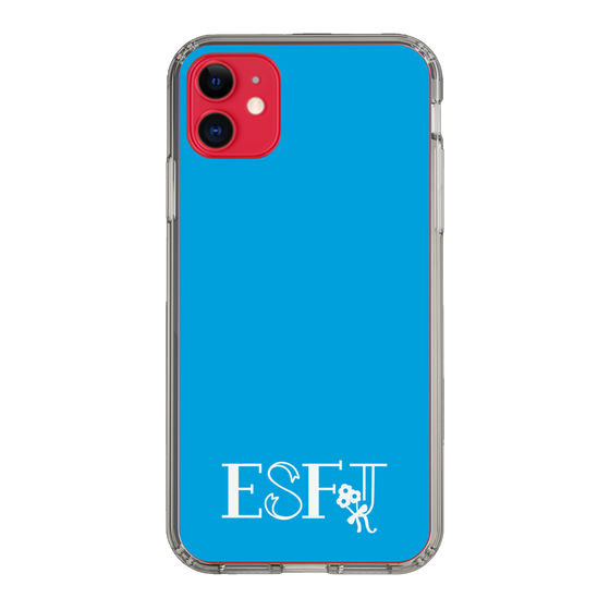 Slim Protection Case［ Original - ESFJ Consul - Alphabet - Blue ］