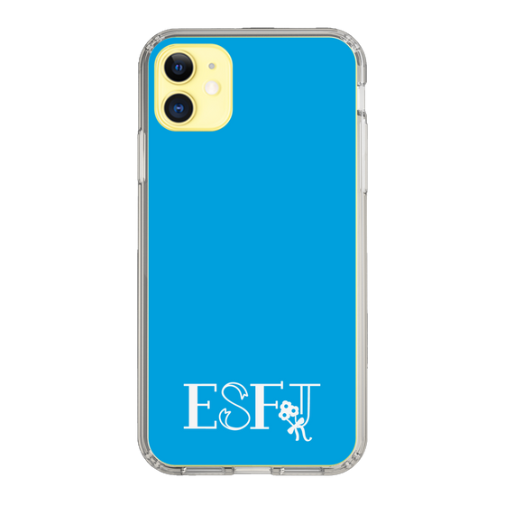 Slim Protection Case［ Original - ESFJ Consul - Alphabet - Blue ］