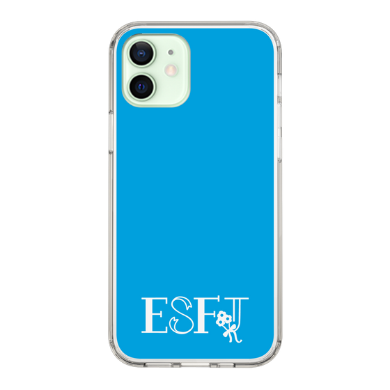 Slim Protection Case［ Original - ESFJ Consul - Alphabet - Blue ］